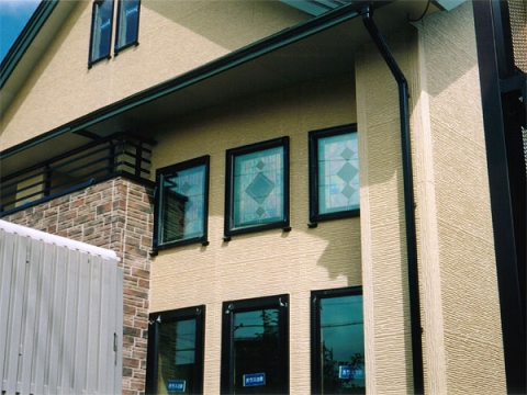 札幌市T邸 リビング窓　2001'