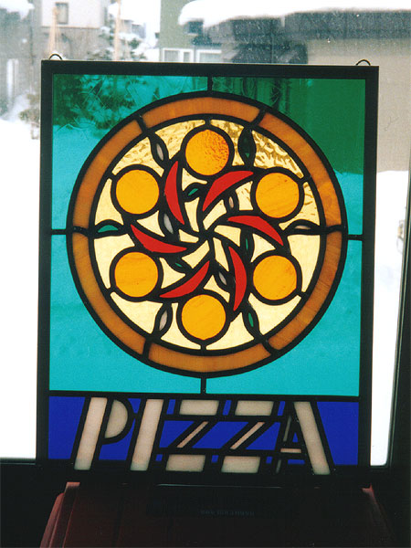 送料込み【希少】【幅67㎝】グレインベルト　特大ステンドグラス 看板 パネル 送料込み【希少】【幅67㎝】グレインベルト 特大ステンドグラス 看板