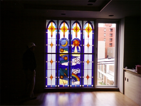 ステンドグラス・ビトロ Stained Glass Vitrail / 札幌藤女子大学