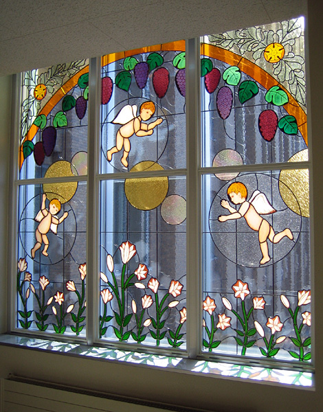 ステンドグラス ビトロ Stained Glass Vitrail 札幌藤女子中学 高等学校 礼拝室 2006